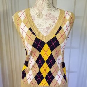 🏝Lilly Pulitzer 🏝Classic Argyle Vest